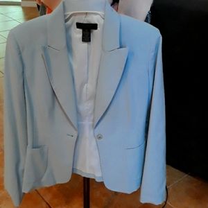 Lovely fitted light blue jacket from The Limited.